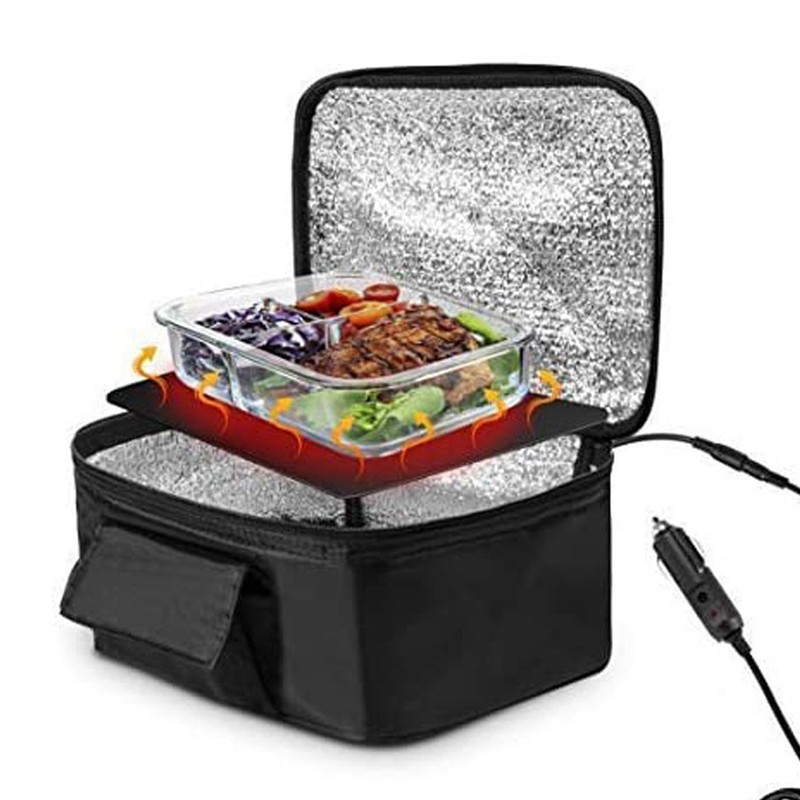 Portable Mini Car Microwave 12V Electric Oven Fast Heating Picnic