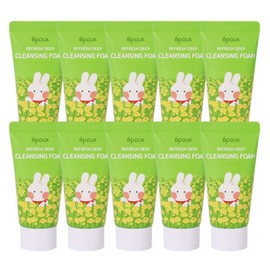 (10 pieces) Epoo Refresh Travel Deep Cleansing Foam 50ml Minis. Portable. Toiletries. Amenities / (10개)에뿌 리프레시 여행용 딥 클렌징폼 50ml 미니스.휴대용.세면도구.어메니티