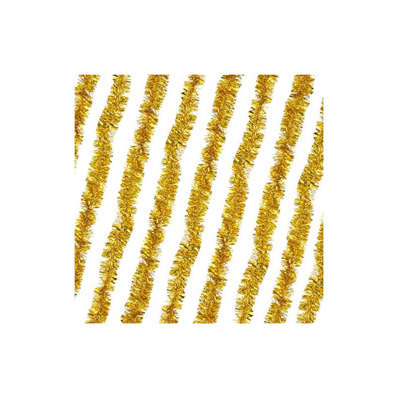 Rocking Party Luxury Thin Metallic Christmas Tinsel Decoration (8 meters,