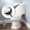 Toilet Tank Button, Dual Push Flushing Toilet Button Replacement Toilet