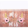 Sparkle and Bash Rustic Plastic Tablecloth for Weddings (54 x