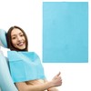 EZGOODZ Disposable Dental Bibs, 13 x 18 Inches. Pack of