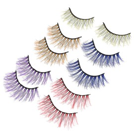 Outanaya Beauty Lashes Side False Eyelashes Performance Eyelashes Natural Comfortable for Daily Wear Random Color
