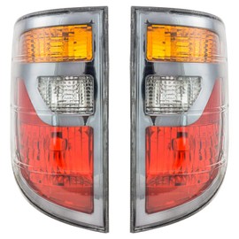 TRQ Rear Tail Lights Set Driver & Passenger Side Compatible with 2006-2008 Honda Ridgeline HO2818131 HO2818132 HO2819131 HO2819132
