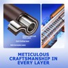 Bonpally Shower Curtain Rod, Adjustable 32-75 Inches Spring Tension Rod,