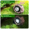 Timeflies Solar Rock Lights Outdoor, 1 Pack Super Bright Solar