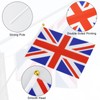 British Flag, British Flag, British Flag, Hand Wave Small Flags