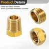 sourcing map 4Pcs 1/4 NPT Male x 1/8 NPT Female