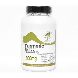 Naturetition Supplements Turmeric Extract 500mg Curcuminoids 95% ~ 100 Capsules - No Additives