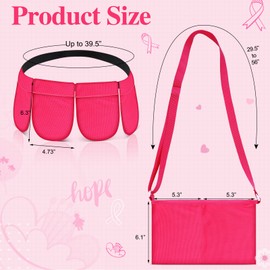 Drain Holder After Tummy Tuck Mastectomy Drain Holder 4 Drain Pouches with Shower Bag Adjustable Handy for Mastectomy Recovery Breast Augmentation Reduction Drain Holder After Tummy Tuck (Pink)
