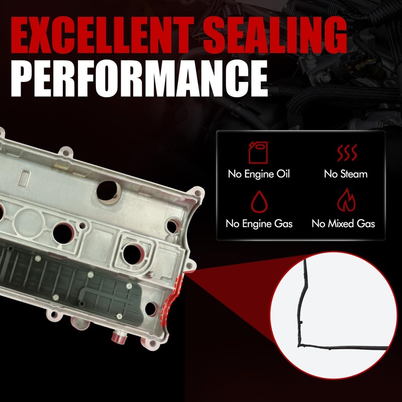 MITZONE Valve Cover Compatible with Ford Edge Escape Explorer Focus