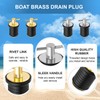 1.25inch T Handle Boat Drain Plug, Marine Snap Drain Plug