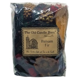 Old Candle Barn Balsam Fir Potpourri 4 Cup Bag - Perfect Winter or Christmas Decoration or Bowl Filler - Well Scented