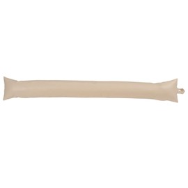 Classic Home Store Soft PVC Leather Look Draught Excluder French Patio Door Long Draft Stopper 5ft (Cream)