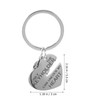 TENDYCOCO Cute Matching Heart Shape Couple Lovers Key Ring Pair