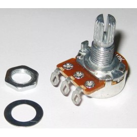 Unbranded Linear ( B ) Taper 10k Ohm Potentiometer - 6mm (1/4") Shaft - 1/8 Watt 10000 Ohm