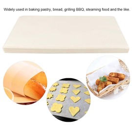 Baking Paper Heavy Duty 500 PCS,Parchment Paper,11.8x7.9inch Greaseproof Paper Sheets,Baking Paper Non Stick Precut White Oven Safe Baking Paper Sheets for Oven, Air Fryer, Freezer, Pastry
