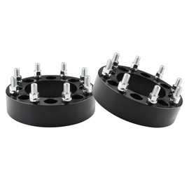 YIZBAP 2PCS 8x6.5 to 8x180 Wheel adapters, 2 inch 8x165.1mm to 8x180 Wheel adapters 126.15mm Hub Bore with 14x1.5 Thread Pitch. for 1999-2010 Silverado Sierra 2500 3500 HD, 2014-2023 Ram 2500 3500