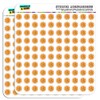 Cartoon Basketball 1/2" (0.5") Planner Calendar Scrapbooking Crafting Stickers -