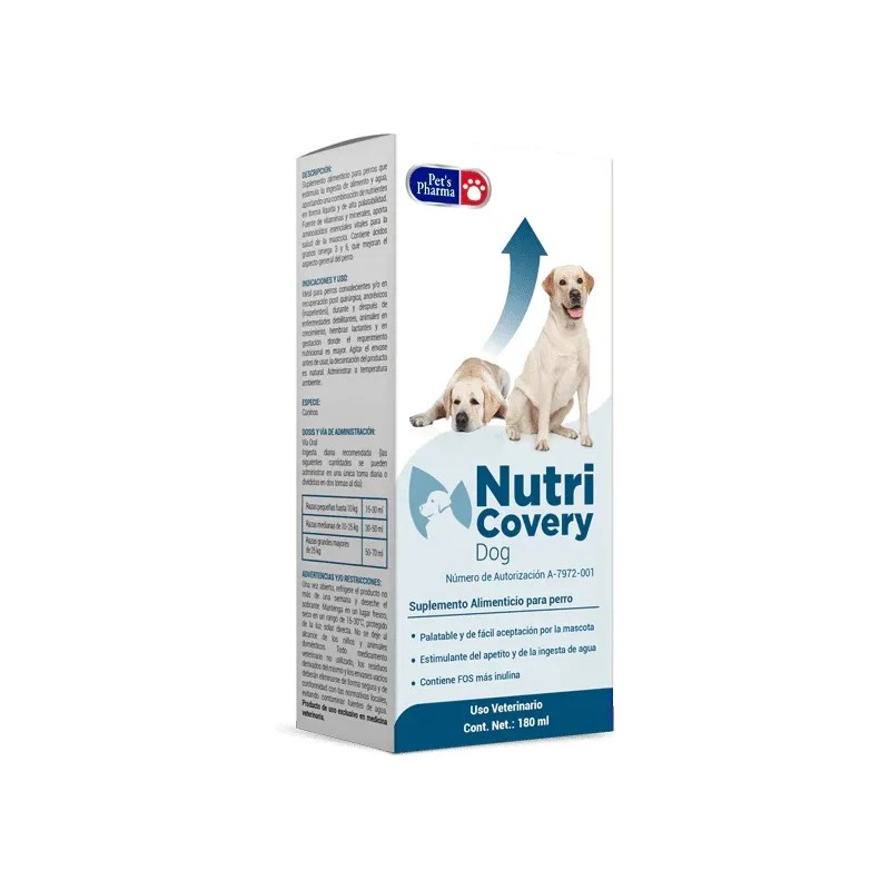 Nutricovery Dog Pets Pharma 180ml Perros