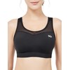 Yvette Sports Bra, High Support, No Bounce, Back Hook Type,