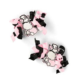 Gymboree girls Toddler Headbands and Hair Accessories,Poodles 2 Pack,One Size
