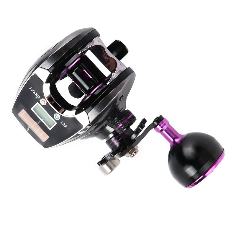 Waterproof Digital Display Baitcasting Reel 8.0:1 Speed Ratio 18+1 Bearing