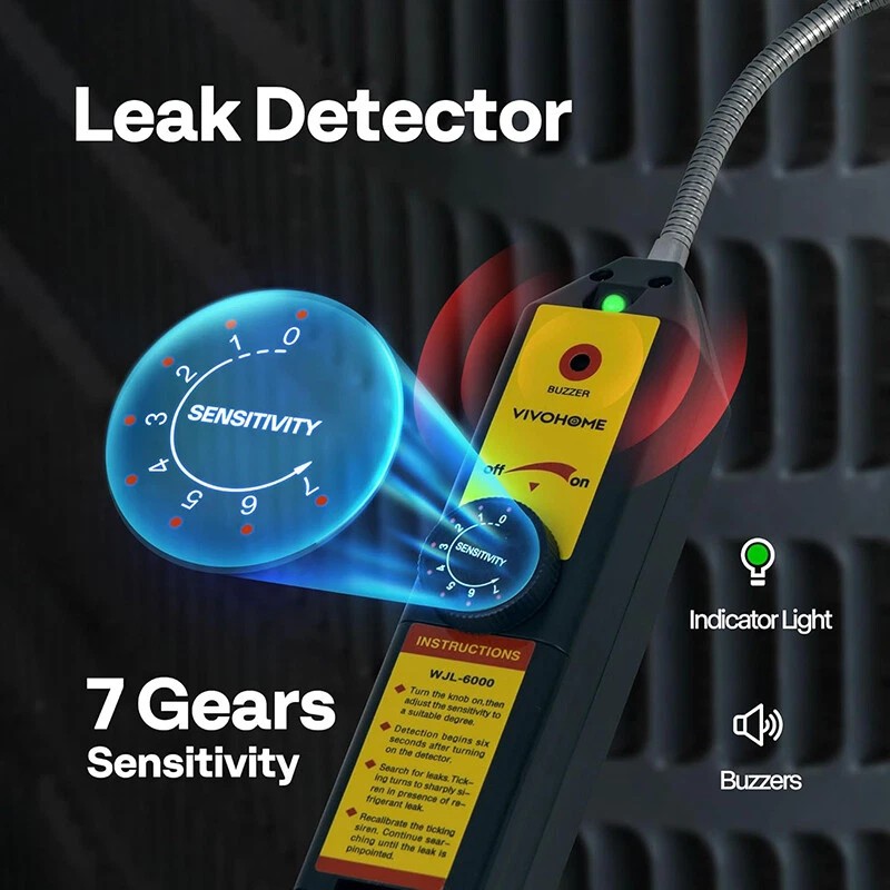 Upgraded 4CFM Vacuum Pump HVAC Refrigeration AC Manifold Gauge Set