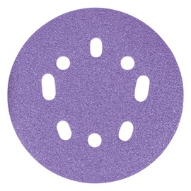 Trend Zirconium 125mm Random Orbit 40 Grit Abrasive Sanding Discs, AB/125/40Z, Pack of 10