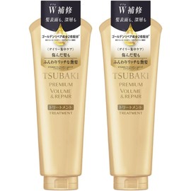  Shiseido TSUBAKI Premium Repair Treatment, Damage Repair, 6.3 oz (180 g) x 2 Pieces Set