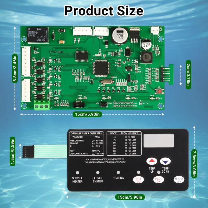 42002-0007S 461105 Control Board Kit with 472610Z Switch Pad Compatible