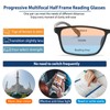 K.LAVER Premium Progressive Multifocal Reading Glasses Photochromic Lens TR90 Black