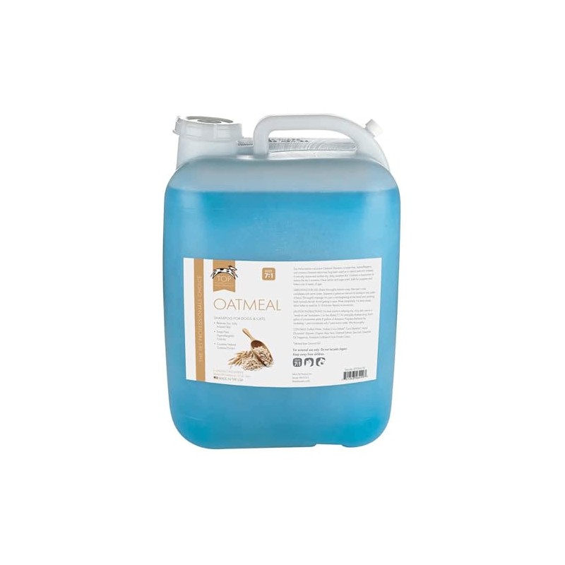 Top Performance Dog and Cat Oatmeal Shampoo, 5-Gallon