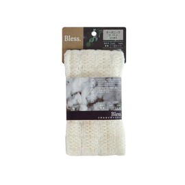FUJIEI Bless Breath Body Towel Organic Cotton Slightly Soft 25×90cm BL-403 Naturally Derived Material Organic Soft Fine Bubble Smooth Sensitive Skin Gentle on Skin Wash Finish Moist Shiny Made in