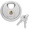 STARVAST 3 Pack Discus Padlock 70mm Stainless Steel Round Padlocks