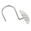 12-Pack of Beach-Themed Shower Curtain Stainless Steel Hooks, Decorative Seashell