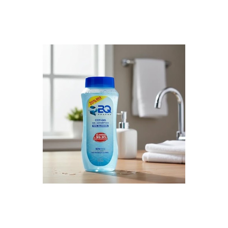 BQ PHARMA Gel antiseptico 215 ml 3 geles
