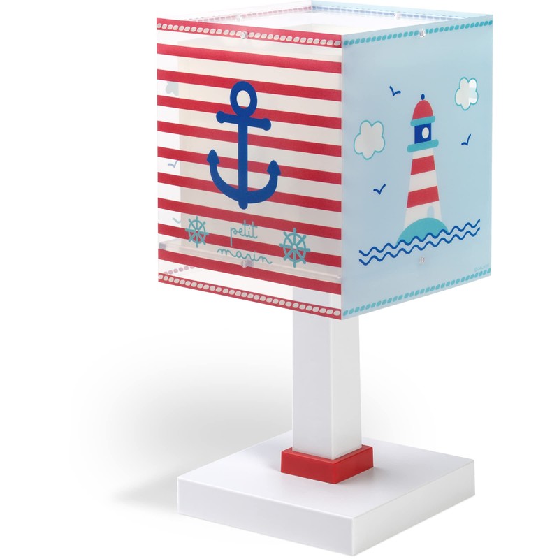 Dalber Petit Marin Children's Table Lamp Bedside Lamp Sailor Whale,