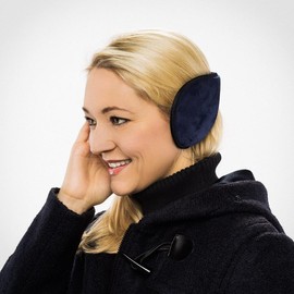 McBURN Earband Basic Ear Warmers for Men / Women - Ear Warming Ear Band Men Autumn Winter, red