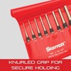 Starrett S248PC Extended Length Drive Pin Punch Set, 1/8"-3/8" Pin