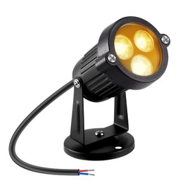 LEMONBEST® LED Low Voltage Landscape up Down Light for Outdoor Yard Step Lighting Warm White