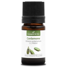 Kardamom Organic - 5 ml - Essential Oil - 100% Pure, Natural, ChromaCert Guarantee - Chemotyped & Full Spectrum