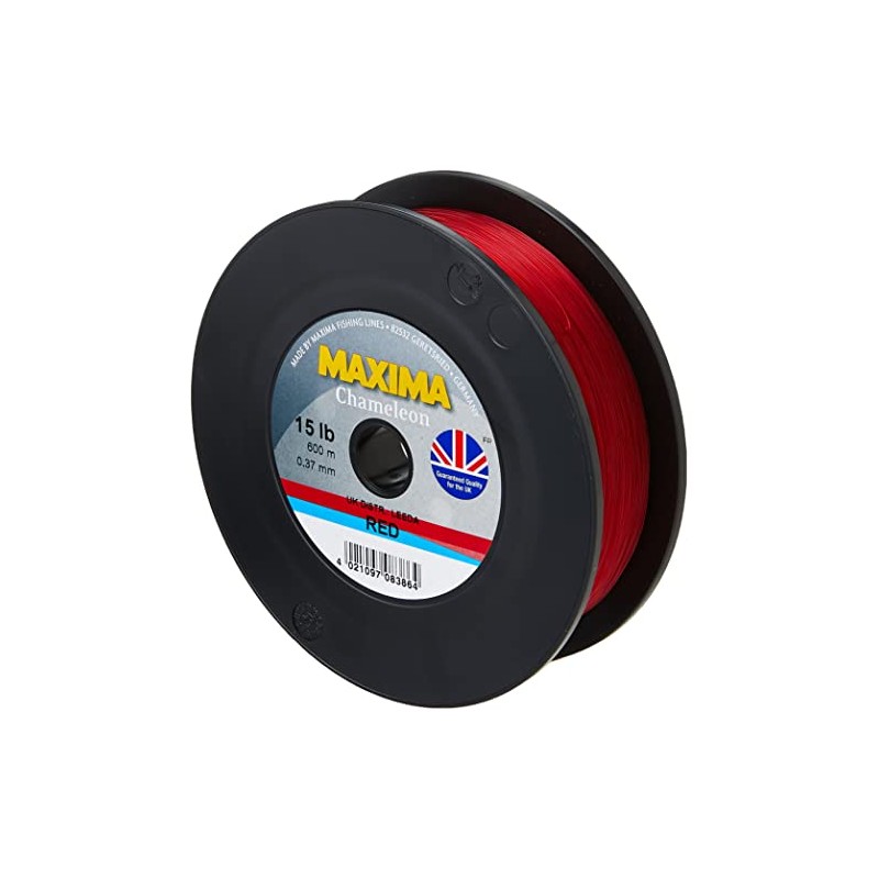 Maxima RED 600m Bulk SPL 15LB Spool