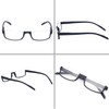 Kerecsen Reading glasses 2 Pair Half Moon Half Frame Readers