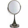 Elle Eiffel Tower Embroidered Vanity Mirror Rustic Brushed Gold Finish,