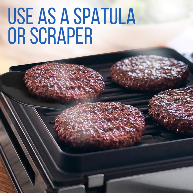 IMPRESA 2-Pack Scraper Spatulas - Compatible with George Foreman Indoor