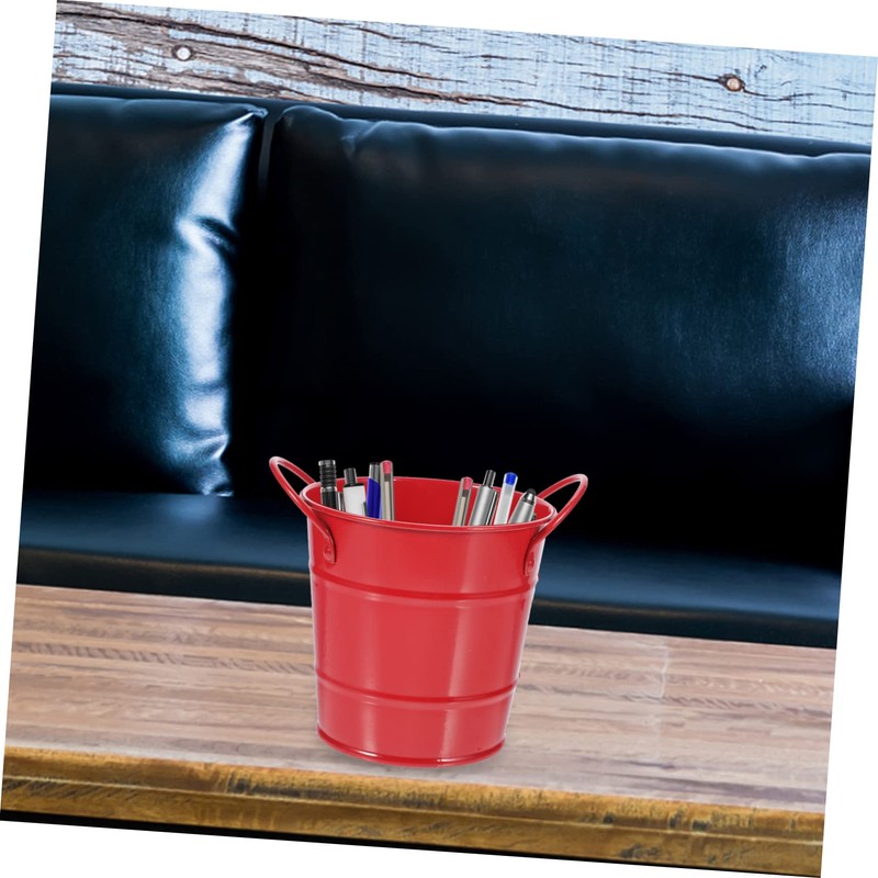 STOBAZA Classroom Stationery Office Desk Organiser Iron Brush Pen Holder