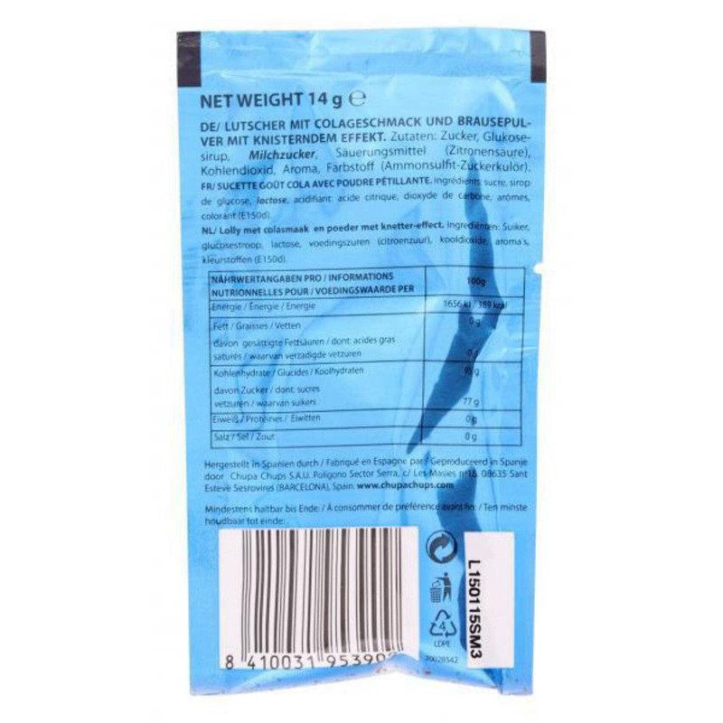 Chupa Chups Lollipop Crazy Dips - Cola