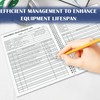 LKTHSEEK Equipment Maintenance Log Book 8.5 x 11 Inch 110