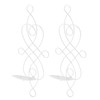 2 Sets Iron Wall Candle Sconce Holder Foldable Deformation Resistance